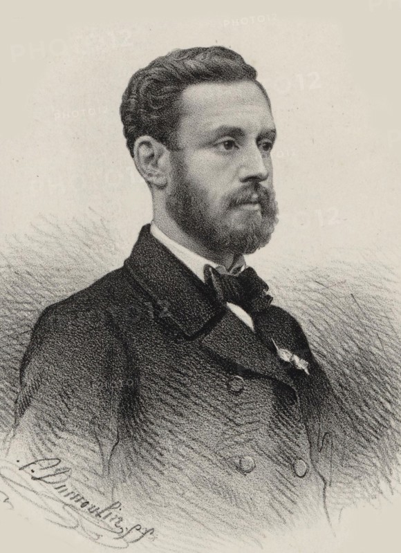 Portrait of the organist and composer Louis James Alfred Lefébure-Wely (1817-1869), 1855. Creator: Anonymous.