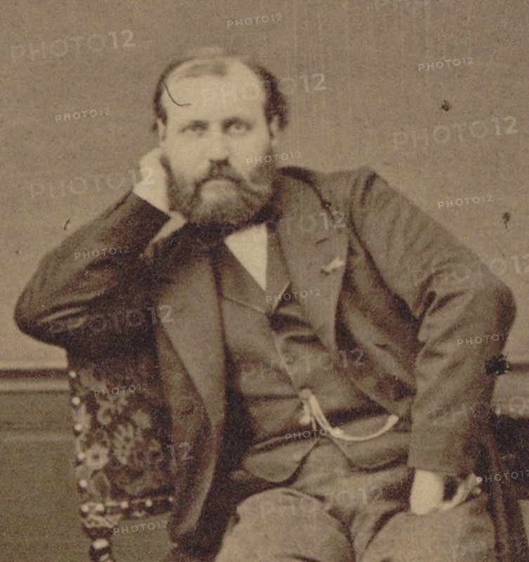 Portrait of the composer Charles Gounod (1818-1893), 1875. Creator: Photo studio Mayer & Pierson.