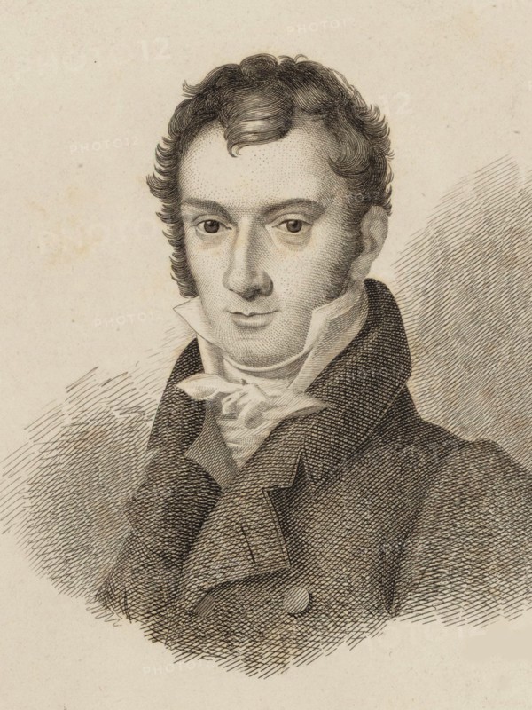 Portrait of the violinist and composer Josef Mayseder (1789-1863), 1824. Creator: Anonymous.