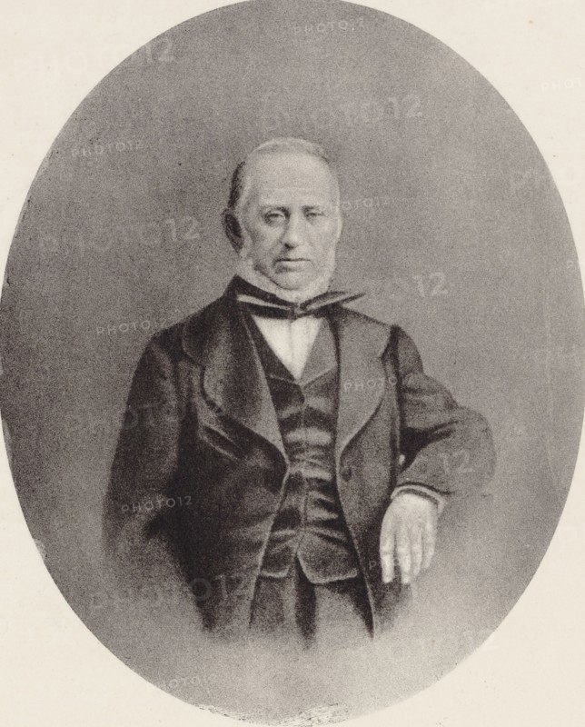 Portrait of the Composer Saverio Mercadante (1795-1870). Creator: Anonymous.