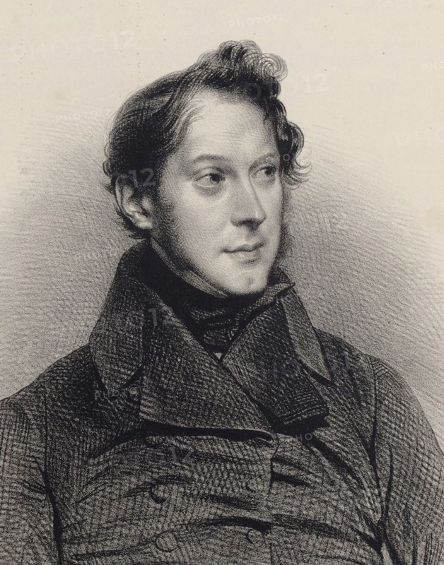 Portrait of pianist and composer Amédée Méreaux (1802-1874). Creator: Anonymous.