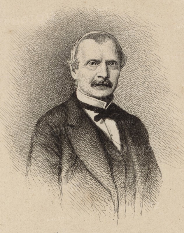 Portrait of the Composer Auguste Mermet (1810-1889), 1876. Creator: Anonymous.