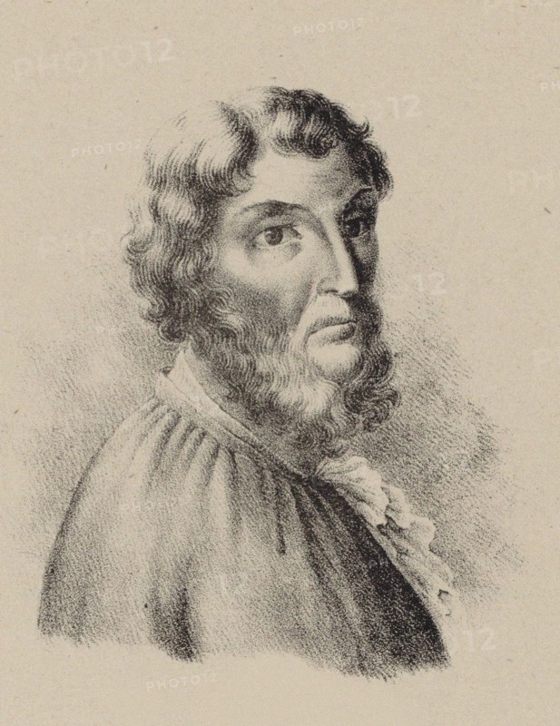 Portrait of the Composer Cristóbal de Morales. Creator: Anonymous.