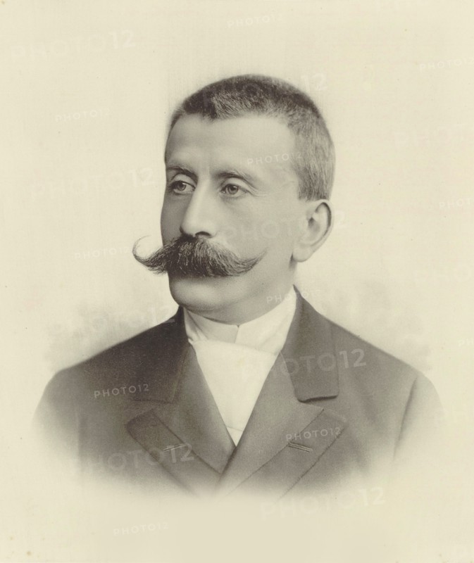 Portrait of pianist and composer Moritz Moszkowski (1854-1925). Creator: Anonymous.