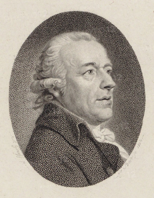 Portrait of the composer Johann Gottlieb Naumann (1741-1801) , 1804. Creator: Bolt, Johann Friedrich (1769-1836).