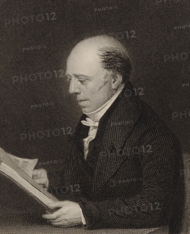 Portrait of Vincent Novello (1781-1861) , 1830. Creator: Humphrys, William (1794-1865).