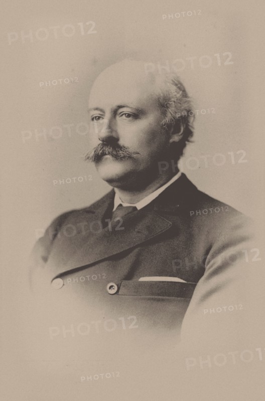 Portrait of the Composer Sir Charles Hubert Hastings Parry (1848-1918) , 1891. Creator: Anonymous.