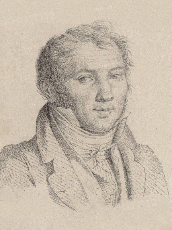 Portrait of the violinist and composer Louis-Luc Loiseau de Persuis (1769-1819) , 1811. Creator: Guérin, Pierre Narcisse, Baron (1774-1833).