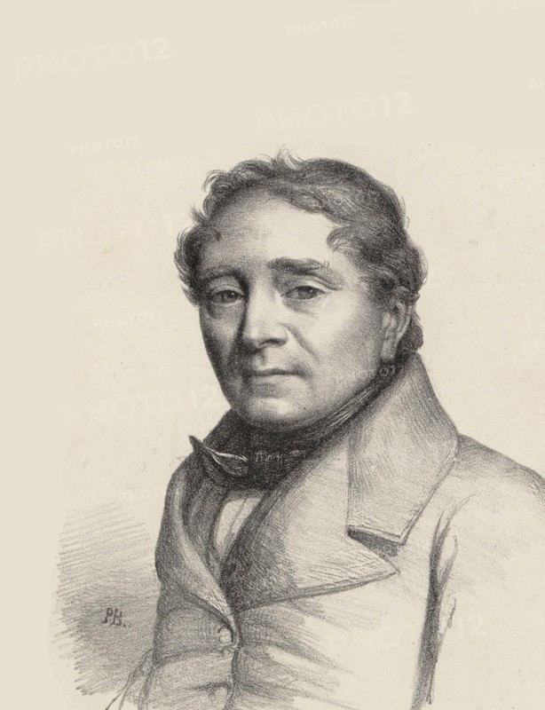 Portrait of the opera singer Louis Antoine Eléonore Ponchard (1787-1866) , 1845. Creator: Anonymous.