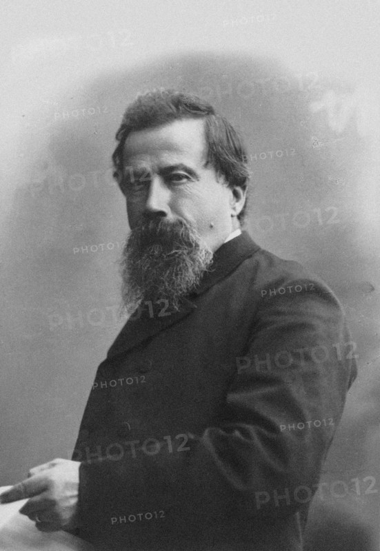 Portrait of the Composer Amilcare Ponchielli (1834-1886). Creator: Guigoni & Bossi, Milano  .