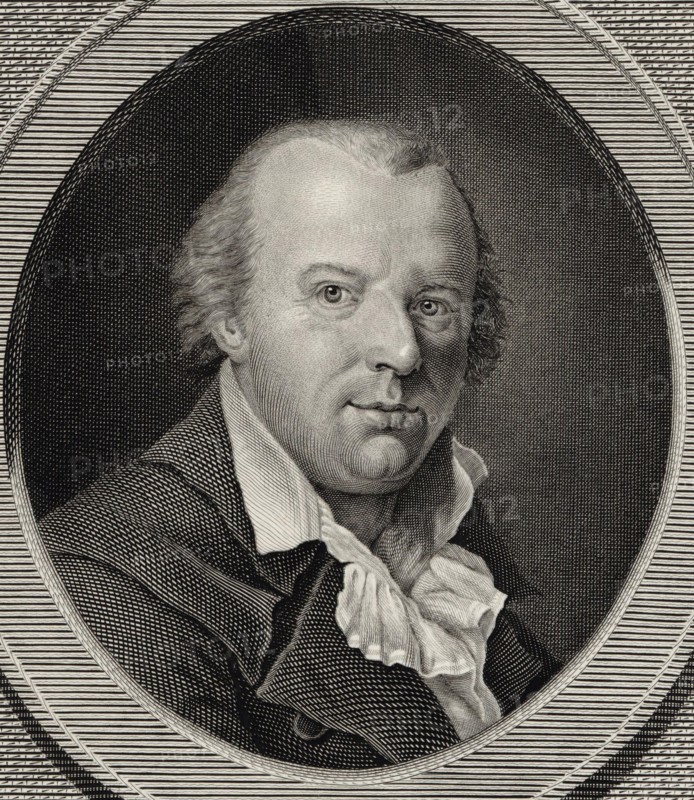 Portrait of the composer Johann Friedrich Reichardt (1752-1814) , 1796. Creator: Henry, Susanne (1763-1819).