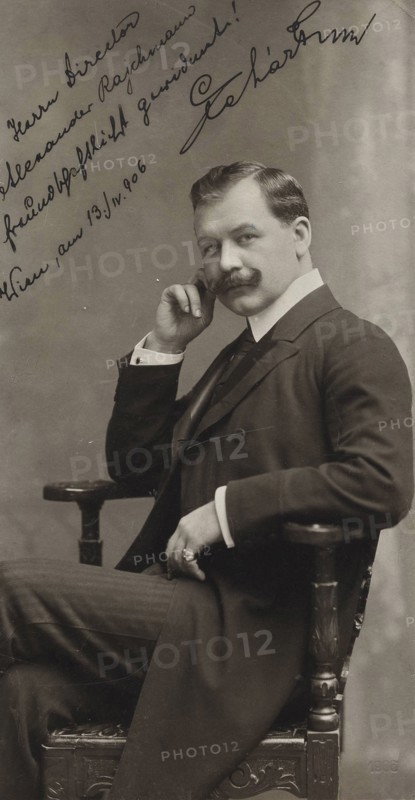 Portrait of the Composer Franz Lehár (1870-1948)  , 1906. Creator: Gutmann, Ludwig (1869-1943).