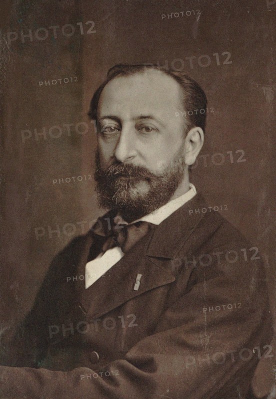 Portrait of the composer Camille Saint-Saëns (1835-1921), 1880. Creator: Anonymous.