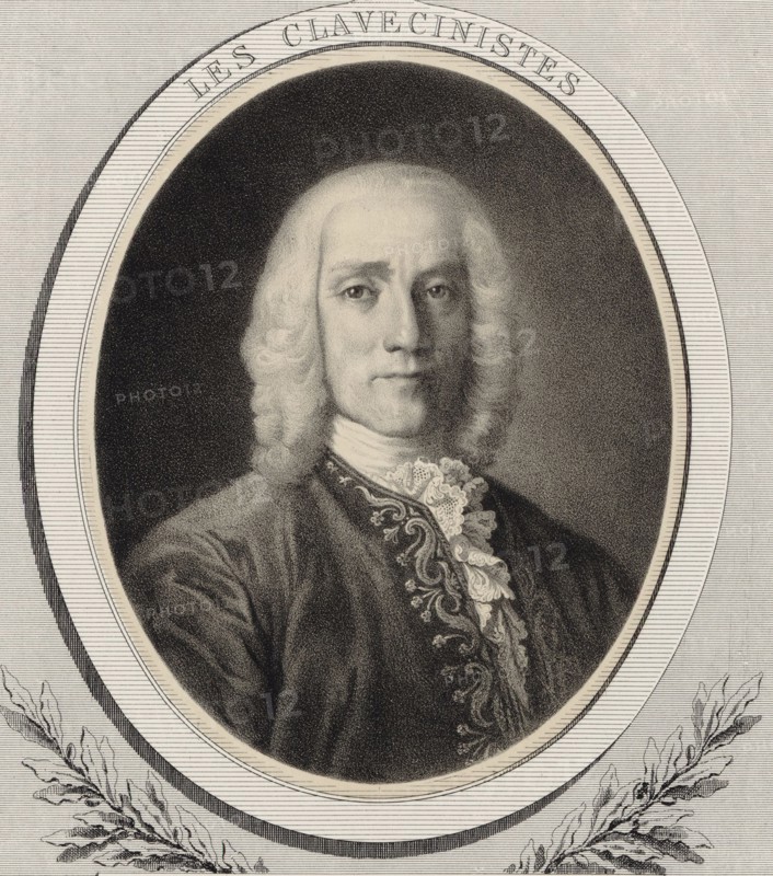 Portrait of the Composer Domenico Scarlatti (1685-1757) , c. 1850. Creator: Lemoine, Alfred (1824-1881).