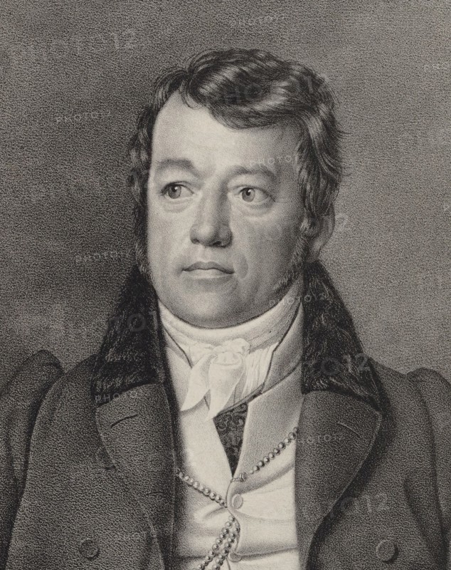 Portrait of the organist and composer Friedrich Schneider (1786-1853), c. 1840. Creator: Oldermann, Ernst Friedrich (1802-1874).