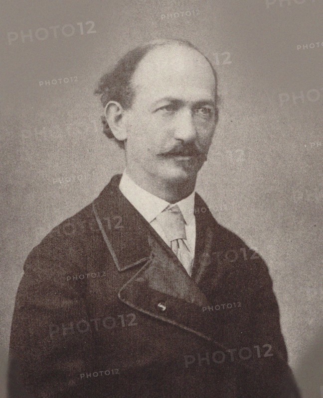 Portrait of the Composer Maurice Strakosch (1825-1887) , c. 1870. Creator: Anonymous.