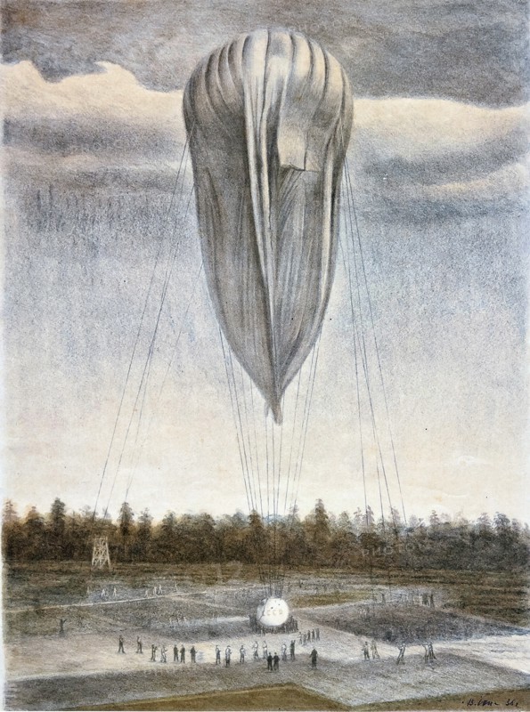 The Stratosphere Balloon, 1935. Creator: Yung, Vladimir Grigoryevich (1889-1942).