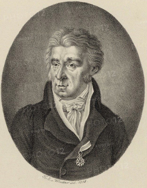 Portrait of the Composer Peter von Winter (1754-1825) , 1815. Creator: Winter, Heinrich Eduard von (1788-1825).