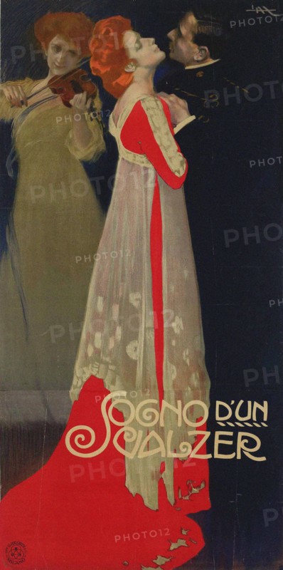 Sogno d'un valzer, 1910. Creator: Metlicovitz, Leopoldo (1868-1944).