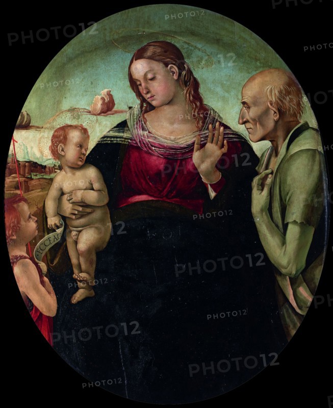 The Madonna and Child with Saint John and Saint Jerome , 1491. Creator: Signorelli, Luca (ca 1441-1523).