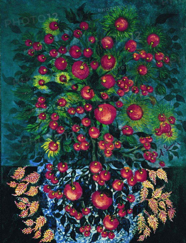 Pommes aux feuilles , 1929-1930. Creator: Louis (Séraphine de Senlis), Séraphine (1864-1942).