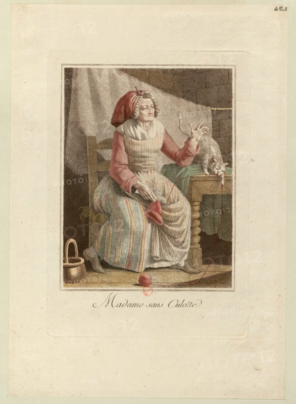 Madame Sans-Culotte, ca 1794. Creator: Anonymous.