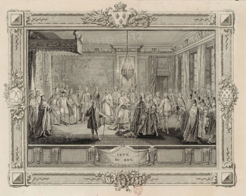 Levé du Roy (The levee of King Louis XVI), 1774-1775 . Creator: Patas, Charles Emmanuel (1744-1801).