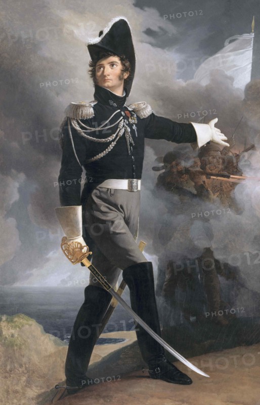 General Louis Duverger, marquis de La Rochejaquelein (1777-1815), ca 1819. Creator: Guérin, Pierre Narcisse, Baron (1774-1833).