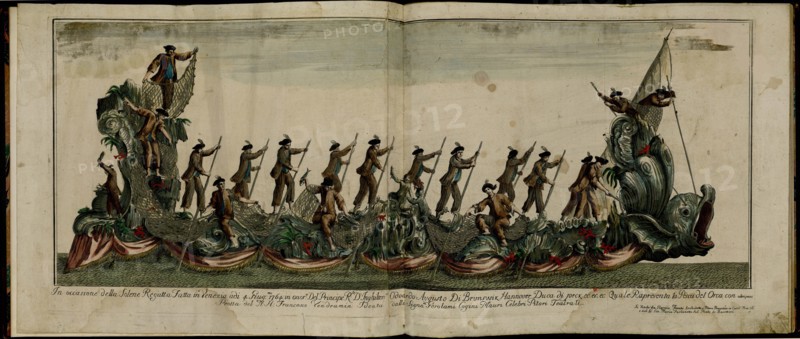 The Regatta in Venice in honor of Prince Edward (1739-1767), Duke of York, on June 4, 1764 , ca 1764 Creator: Anonymous.