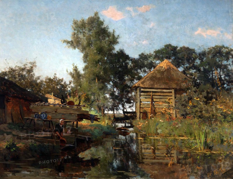 A washerwoman, 1880-1885. Creator: Tholen, Willem Bastiaan (1860-1931).