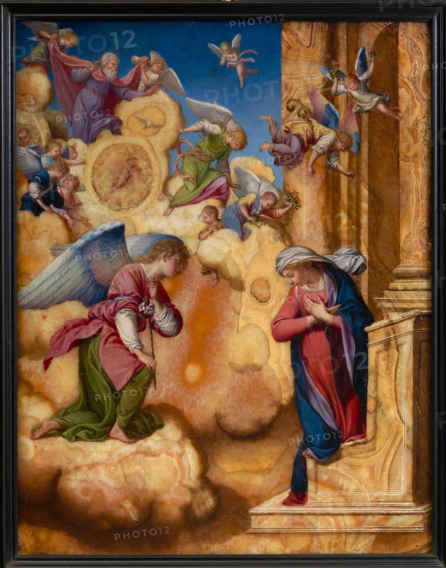 The Annunciation, ca. 1600. Creator: Gentileschi, Orazio (1563-1638).