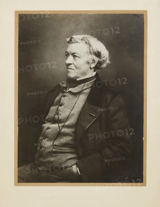 Portrait of Jean-Baptiste Camille Corot (1796-1875) , ca 1860. Creator: Nadar, Gaspard-Félix (1820-1910).