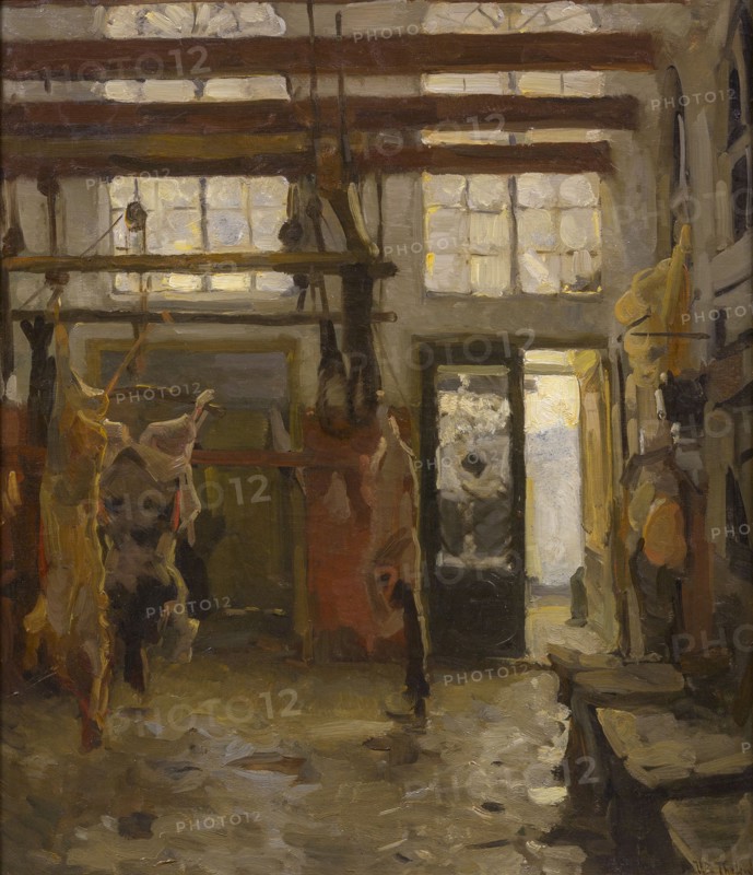 Slaughterhouse, 1890. Creator: Tholen, Willem Bastiaan (1860-1931).