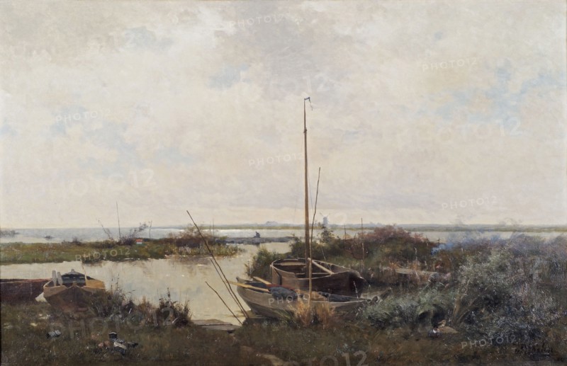 River landscape, 1882. Creator: Tholen, Willem Bastiaan (1860-1931).