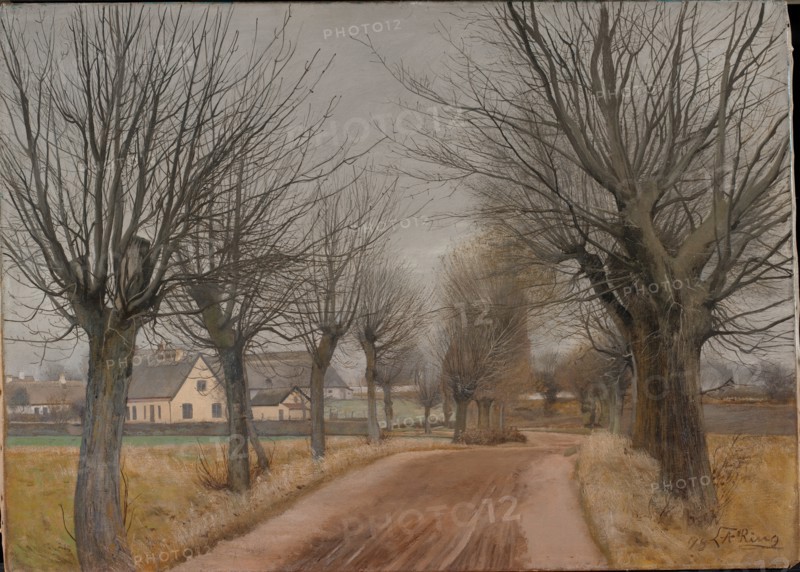 A Road near Vinderød, Zealand, 1898. Creator: Ring, Laurits Andersen (1854-1933).