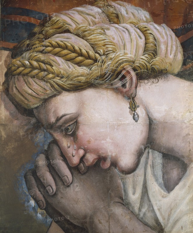 Head of a Mother from the "Massacre of the Innocents". Creator: Romano, Giulio, (Workshop)  .