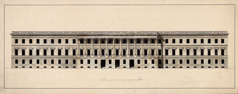 The Catherine Palace (Golovin Palace) in Moscow. Creator: Quarenghi, Giacomo Antonio Domenico (1744-1817).