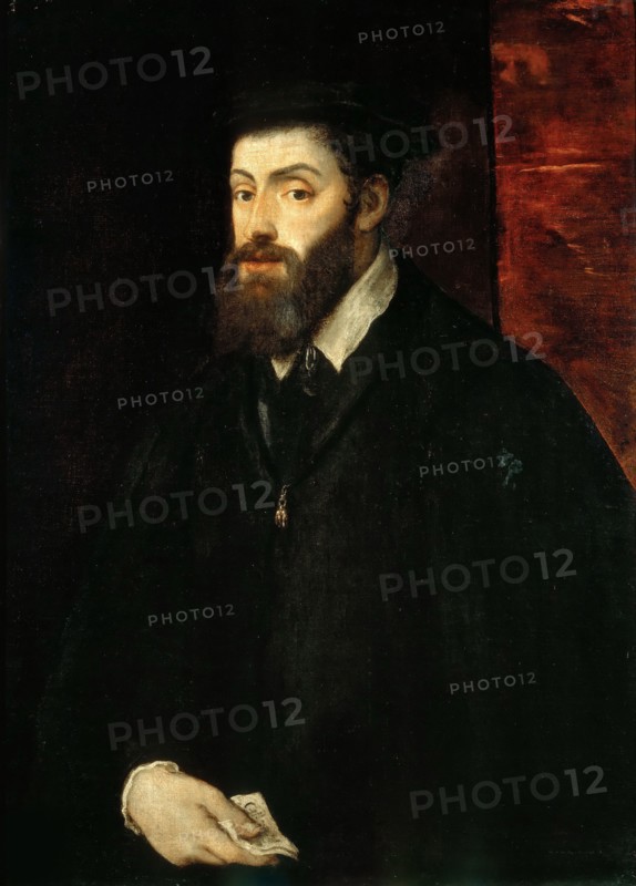 Portrait of the Emperor Charles V (1500-1558), 1549. Creator: Titian (1488-1576).