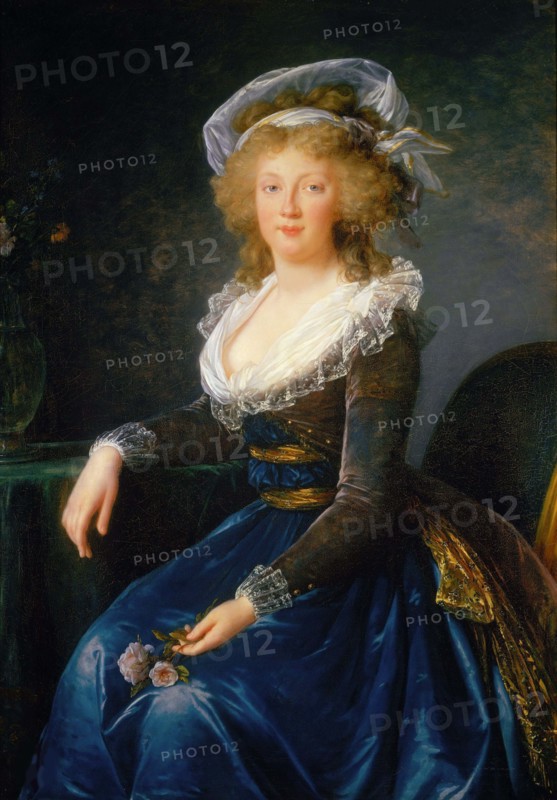 Portrait of Maria Theresa of Naples and Sicily (1772-1807), c. 1790. Creator: Vigée Le Brun, Louise Élisabeth (1755-1842).