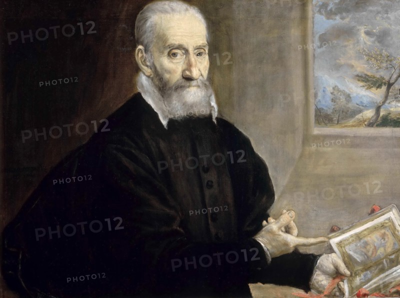 Portrait of Giulio Clovio (1498-1578), ca 1571. Creator: El Greco, Dominico (1541-1614).