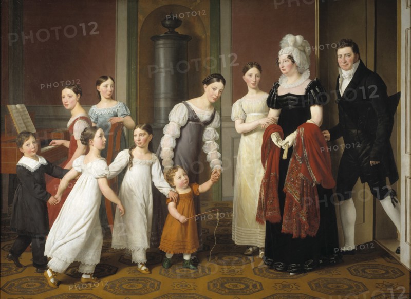 The Nathanson Family, 1818. Creator: Eckersberg, Christoffer-Wilhelm (1783-1853).