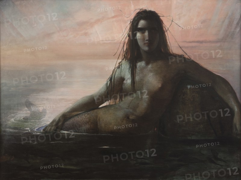 Mermaid, 1847. Creator: Jerichau-Baumann, Elisabeth (1819-1881).