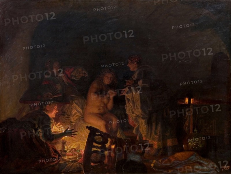 Leonora Christina Stripped and Seached by Servants of Queen Sofie Amalie, 1888. Creator: Zahrtmann, Kristian (1843-1917).