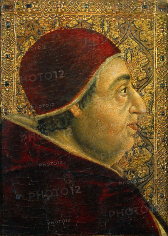 Portrait of Pope Alexander VI (1431-1503), 1490s. Creator: Anonymous.