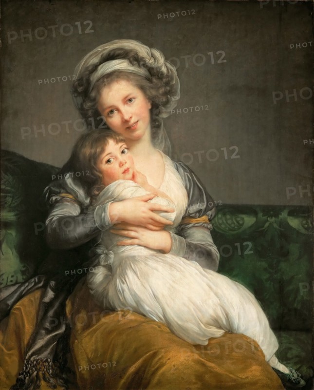Self-Portrait with her Daughter, Julie, 1786. Creator: Vigée Le Brun, Louise Élisabeth (1755-1842).