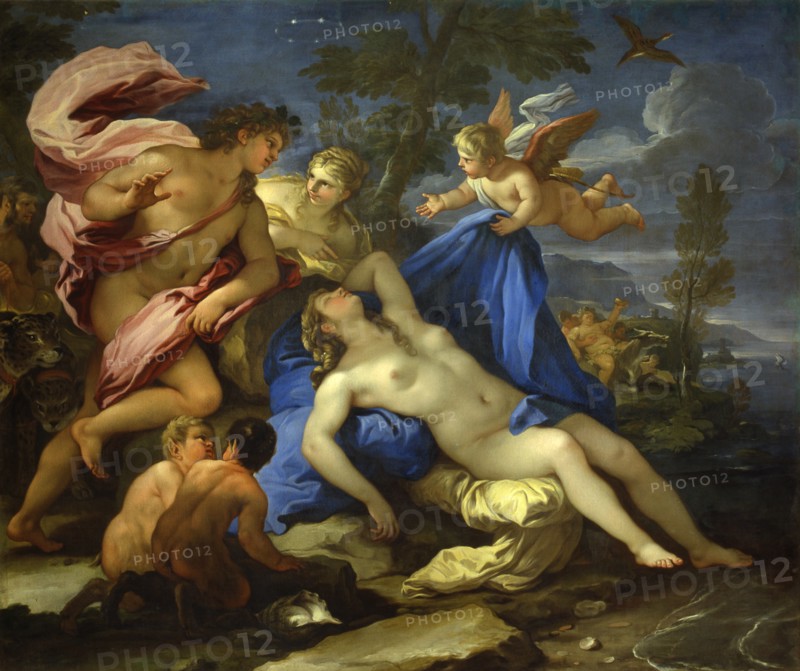 Ariadne Abandoned by Theseus on Naxos, ca 1675-1680. Creator: Giordano, Luca (1632-1705).
