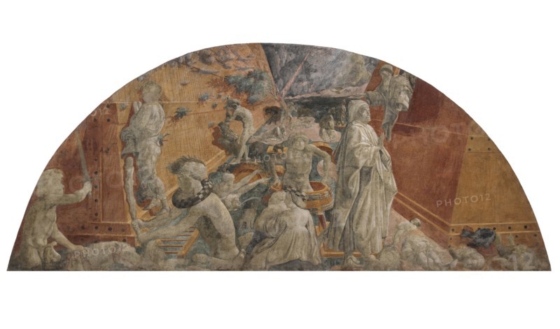 The Flood and Waters Subsiding, c. 1440. Creator: Uccello, Paolo (1397-1475).