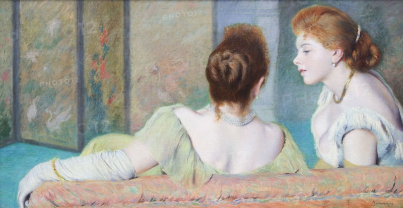 On the couch, ca. 1886-1890. Creator: Zandomeneghi, Federico (1841-1917).