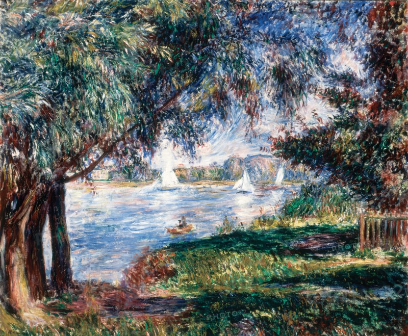Bougival, 1888. Creator: Renoir, Pierre Auguste (1841-1919).