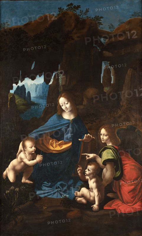Vergine delle Rocce del Borghetto, ca 1518-1520. Creator: Melzi, Francesco (1493-ca. 1570).